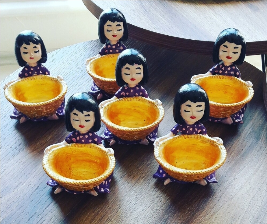 Lokumcu kiz silikon kalip